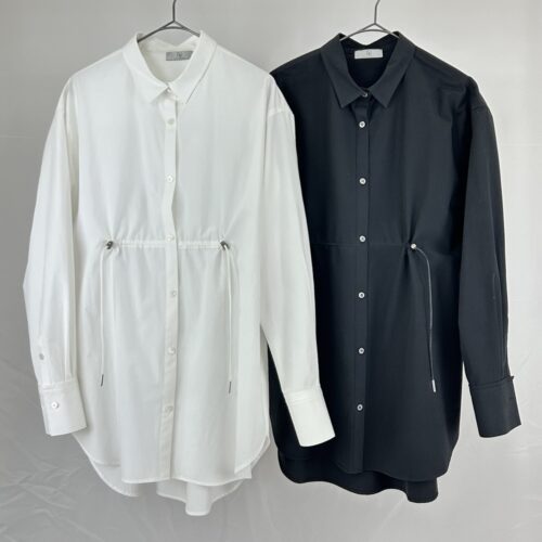 ギャザーディテールシャツ