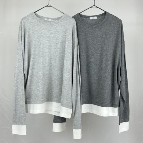 ラメクルーカットソー