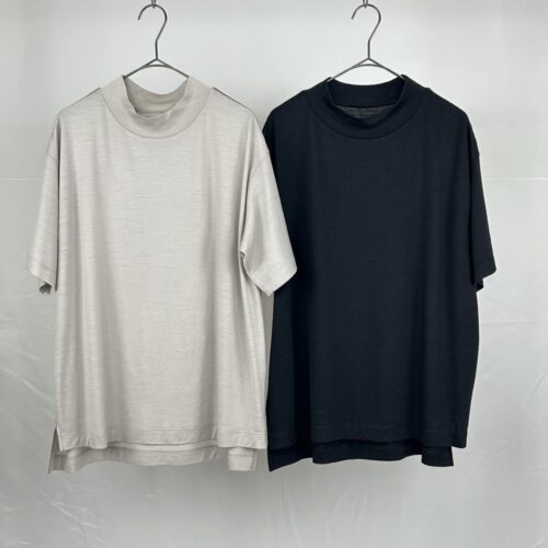 半袖ハイネックカットソー