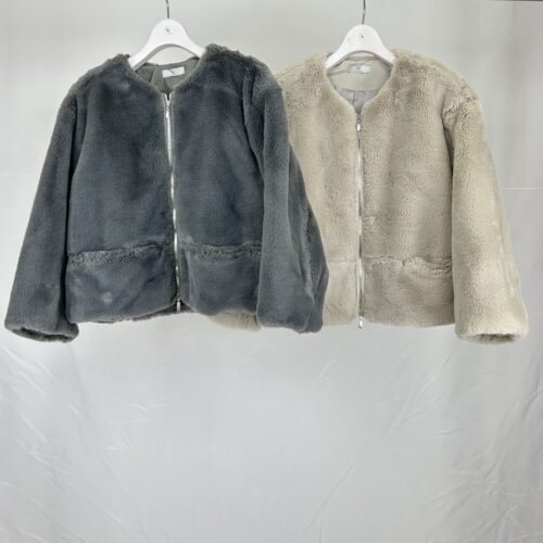 フェィクファージップジャケット