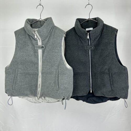 カシミヤダウンベスト