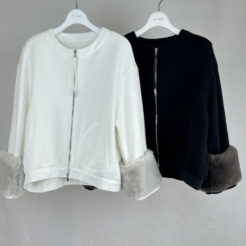 ファー付クルージップ