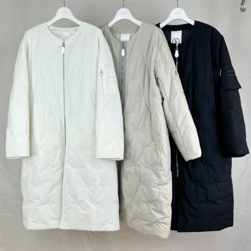 ドットキルトコート