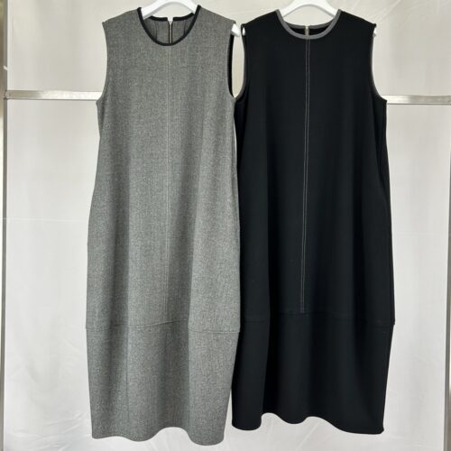 ノースリーブコクーンワンピ