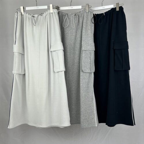 裏毛カーゴスカート