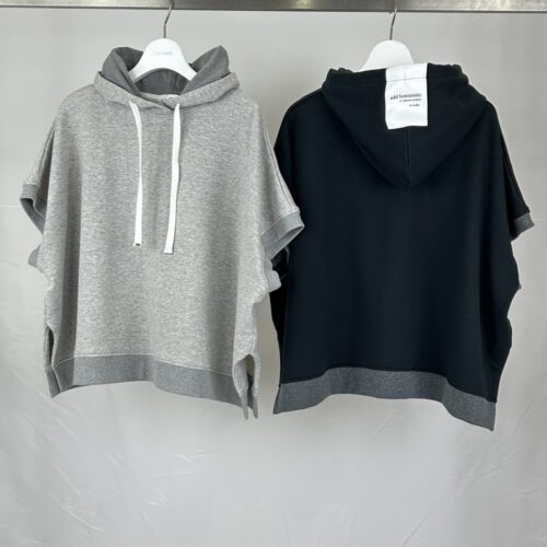 裏毛ベストパーカー