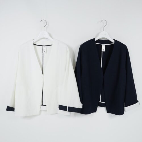 ツイードノーカラージャケット